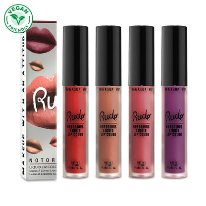 Notorious Rich Long-Lasting Liquid Lip Color - Unforgettable Shades for All-Day Wear